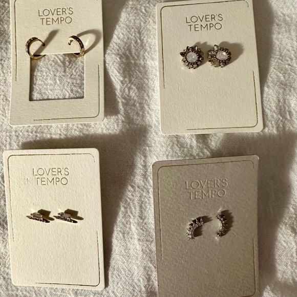 Lovers Tempo Jewelry - Lovers Tempo Collection of Gold and Silver Earrings